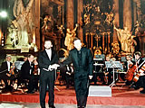 mit Kirill Petrenko in Prag anlässlich eines Konzertes 10 Jahre Deutsche Einheit